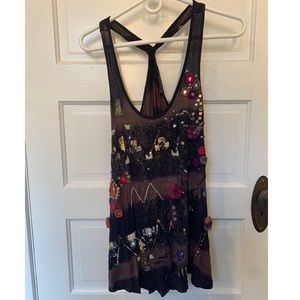 All Saints Spitalfields embroidered top size 12